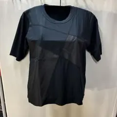 紳士社交ダンスアシンメトリックデザイン 半袖Tシャツ 黒のサムネイル