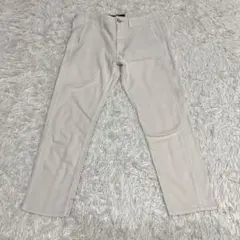 美品　ミズイロインド　シンチバック　コットン　オフホワイト　デニムパンツのサムネイル