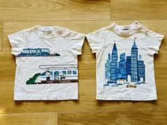 familiar 90乗り物 Tシャツ2枚セット