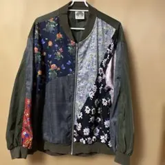 花柄 ブルゾン