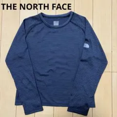 THE NORTH FACE ノースフェイス　ロンT ボーダー　グレー　Lサイズ