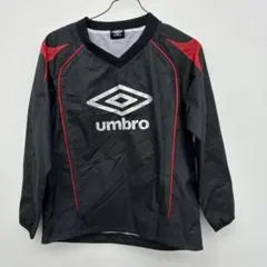 umbro アンブロ　キッズ　140 長袖ウェア 黒/赤 ホ14
