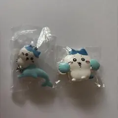 ちいかわ水族館フィギュアマスコット　ハチワレとイルカ