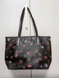 COACH トートバッグ 花柄 レッド 肩がけ A4収納 COACH トートバッグ 花柄 レッド 肩がけ A4収納 - メルカリ
