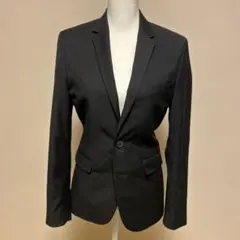 H&M　スリムフィットテーラードジャケット　ブラックのサムネイル