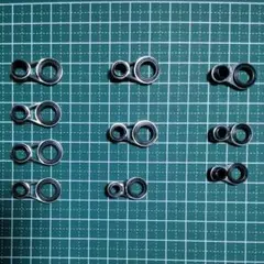 富士工業 ロッドガイド 釣り竿用 ガイドパーツ 10個 まとめ売りのサムネイル