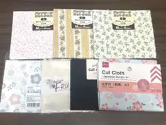 コットン　ポリエステル生地 7枚セット