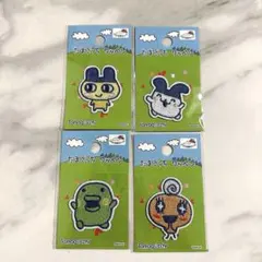 【新品未使用】たまごっち　パイルワッペンセット　4種　ワッペンシール