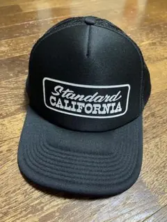 美品△スタンダードカリフォルニア キャップ Fサイズ 黒系 メッシュ