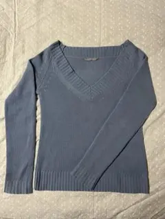 セオリーリュクス　カシミヤ100% Vネック　ニットセーター