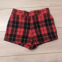 【ほぼ新品】ミキハウスmikihouse チェック柄パンツ 90-100