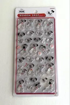 ボンボンドロップシール　ディズニー　101匹わんちゃん