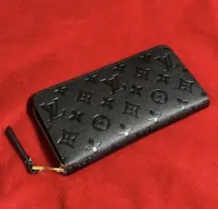 【美品】ルイヴィトン モノグラム アンプラント ジッピーウォレット ノワール 黒 LOUIS VUITTON ルイヴィトン ジッピー モノグラムアンプラント