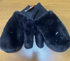miffy ファー ミトン ブラック　黒　ミッフィ　タグ付き　大人