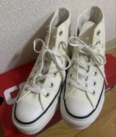 CONVERSE オールスター (R) デニムパッチワーク HI WHITE