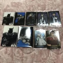 ツイステ　クロウリー、オルト、アズール、ジェイド、フロイド　マグネット、カード