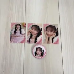 FRUITS ZIPPER　松本かれん　トレカ3枚セット　ケーキ衣装　缶バッチ