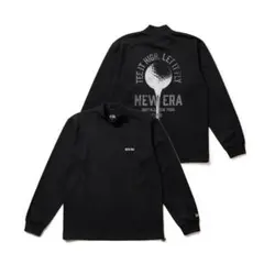 NEWERA GOLF 長袖 モックネック ゴルフボール ブラック Mサイズ