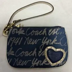 Coach クラッチポーチ ネイビー 1941年製
