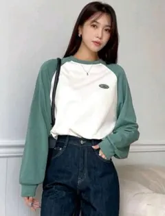 Shein ラグランTシャツ