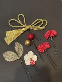 髪飾りセット　成人式　和装