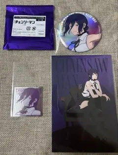 チェンソーマン ベースヤードトーキョー　レゼ　ビッグ缶バッジ　オーロラ 特典付