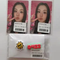 【匿名配送：新品未開封】TWICE オンラインくじ シール＆ラバーピンズチェヨン