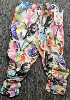 【munster】可愛いカラフル鳥パンツ　サイズ　12〜18