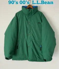 90's 00's L.L.Bean ダウンジャケット　中綿ジャケット　グリーン