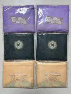 ファンタジースプリングスホテル＆ディズニーランドホテル＆ミラコスタエコバッグ6点