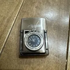 1995年 zippo ジッポー TIME LITE タイムライト 時計付きのサムネイル