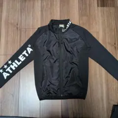ATHLETA ブラック ウィンドブレーカーとパンツセット 140cm