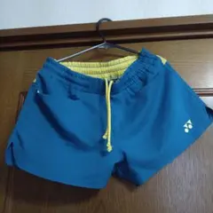 YONEX青と黄色のハーフパンツ Ｌサイズ