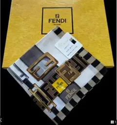 新品・未使用FENDI 大型ハンカチ58x58バンダナ.スカーフ