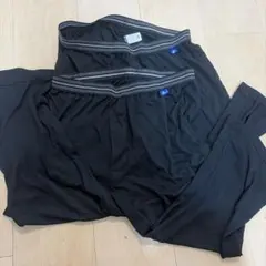グンゼ　クールマジック　ステテコL ニーレングス(前あき) ブラック　２枚のサムネイル