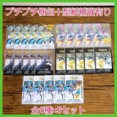 ②　ポケモン 初音ミク ポケミクライブ ららぽーと 特典 クリアカード 5種×5