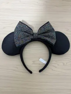 ミッキー耳カチューシャ カラフルリボン付き