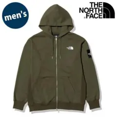 【THE NORTH FACE】スクエアロゴ ジップパーカー
