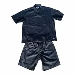 Dickies 半袖　ワークシャツ ショートパンツ セットアップ M ゴムヒモのサムネイル