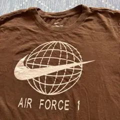 NIKE AIR FORCE 1 Tシャツ ブラウン M