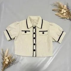 GRL ツイード配色パイピング半袖ジャケット セレモニー フォーマル k256のサムネイル