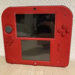 任天堂 2DS レッド 本体　タッチペンなし
