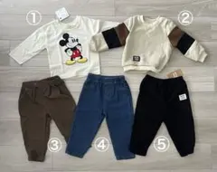 秋冬ベビー服　まとめ売り　5点セット　サイズ12-18M /サイズ90