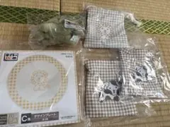 ブルーナアニマル　ミッフィー くじ　かめ ライオン いぬ デザインプレート 巾着