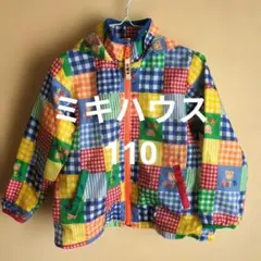 HOT BISCUITS チェック柄ジャケット 110 ミキハウス