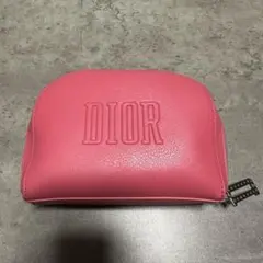 Dior ノベルティ レザー調 ラウンドポーチ