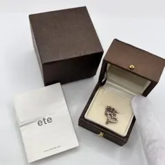 ete エテ ハートモチーフ ブレスレット シルバー925 箱付き 