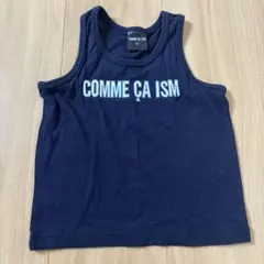 COMME CA ISM タンクトップ ネイビー 90cm