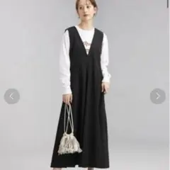 グリーンレーベルリラクシング ロングワンピース