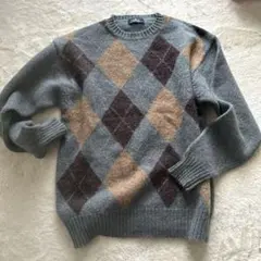 アーガイル ニット